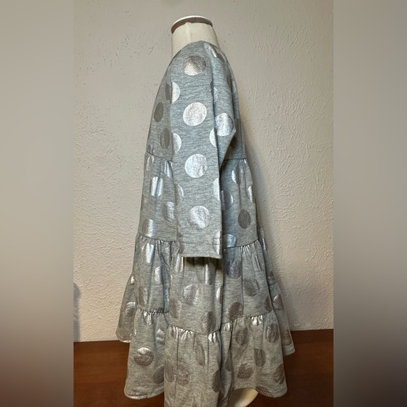 Funtasia Too silver polka dot dress sz 2T - Picture 3 of 5